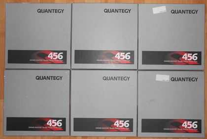 various-Quantegy 456 1/4in six 10.5in reels